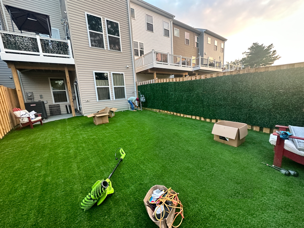 artificial grass supplier for residential area