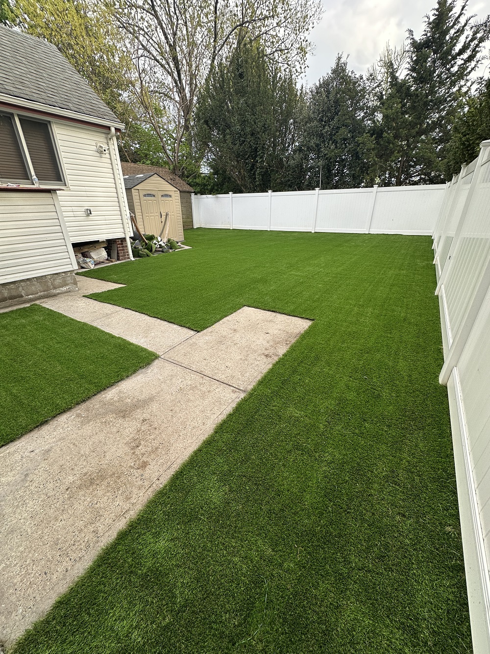 Artificial Turf Installation Before and After Photos Grassify 16