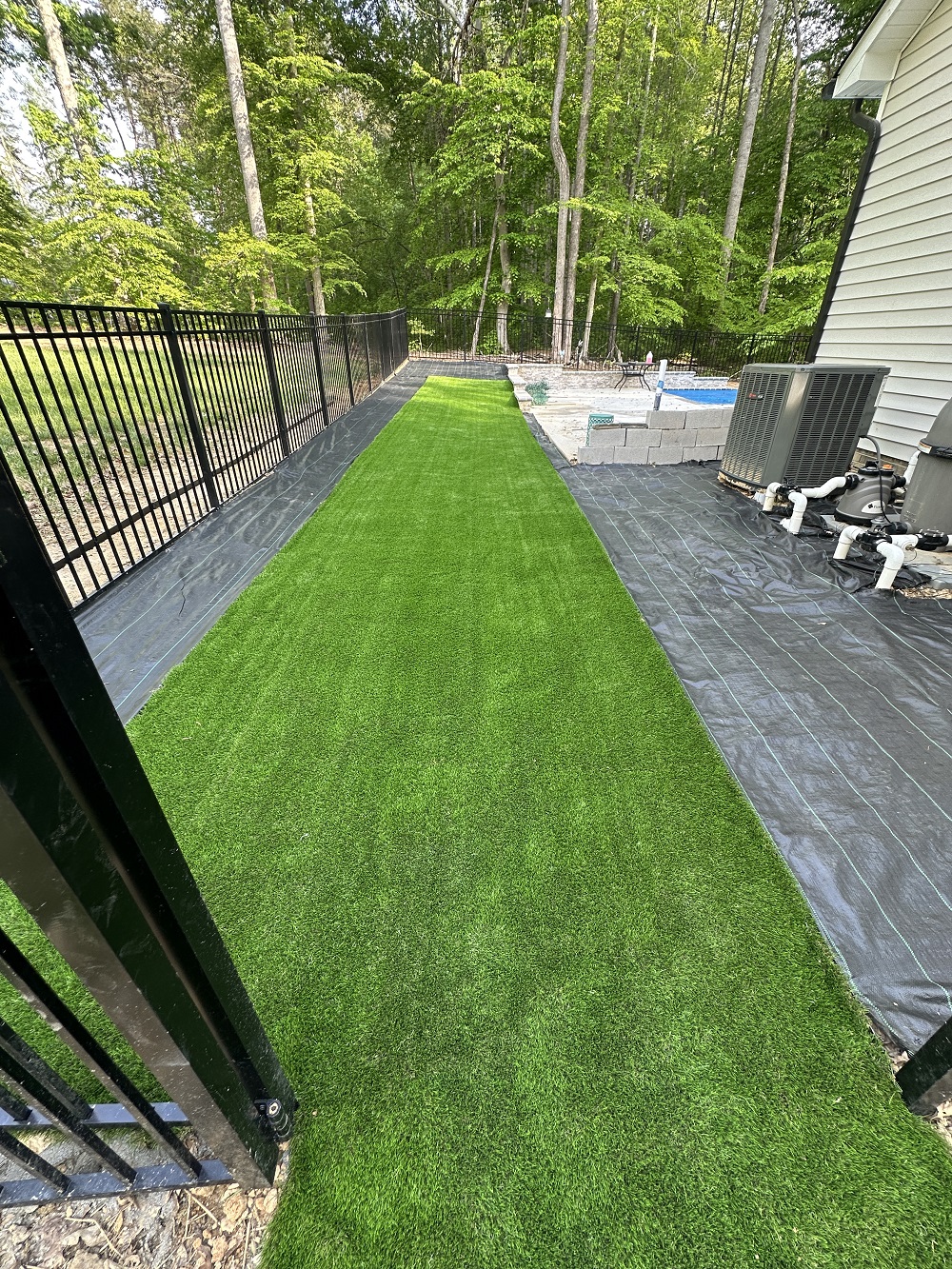 Artificial Turf Installation Before and After Photos Grassify 18