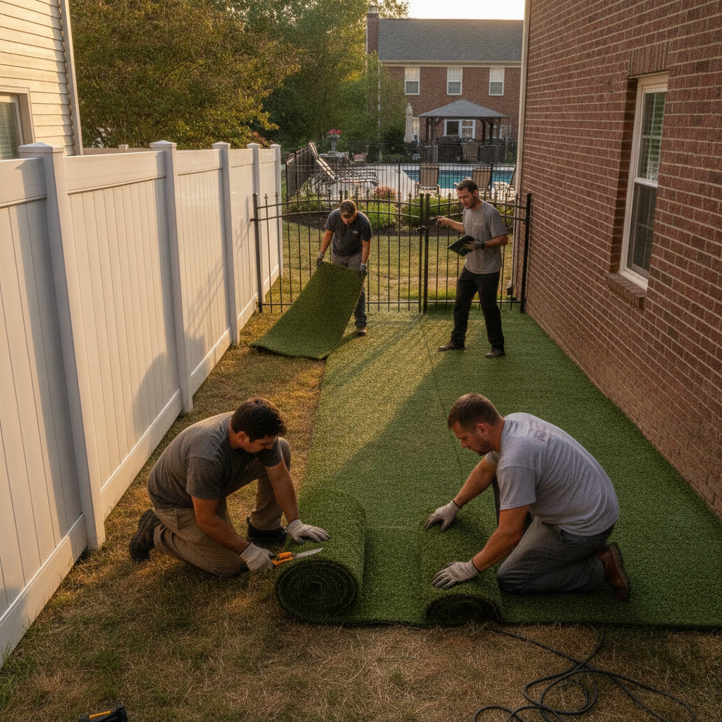 Can You Install Artificial Turf in a Small Townhome Yard in Springfield, VA?