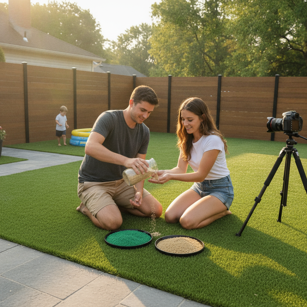 What Type of Artificial Turf Infill Is Best for a Backyard in Rockville, MD?