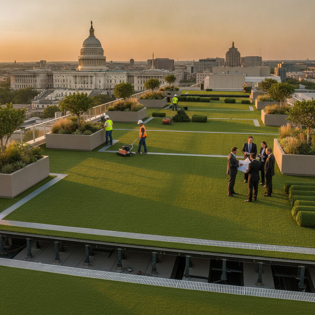 How Do You Install Artificial Turf on a Commercial Rooftop or Terrace in Washington, D.C.? What Property Managers and Business Owners Need to Know