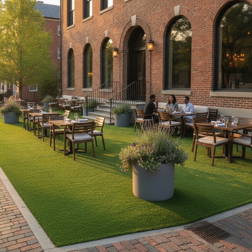 How Do You Install Artificial Turf on a Commercial or Retail Storefront Property in Alexandria, VA? What Business Owners Need to Know
