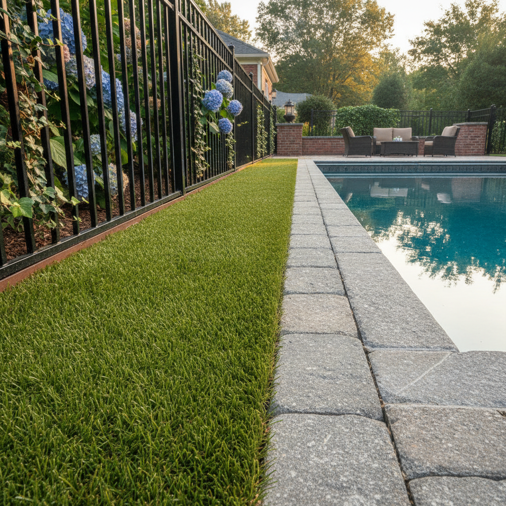 How Do You Install Artificial Turf Along a Fence Line or Property Edge in Burke, VA? What Homeowners Need to Know About Edge Finishing