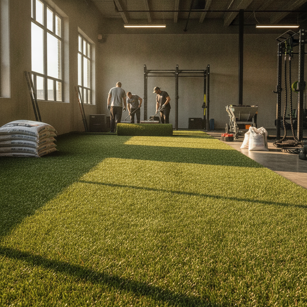 How Do You Install Artificial Turf Inside a Gym or Fitness Studio in Alexandria, VA? What Gym Owners and Trainers Need to Know