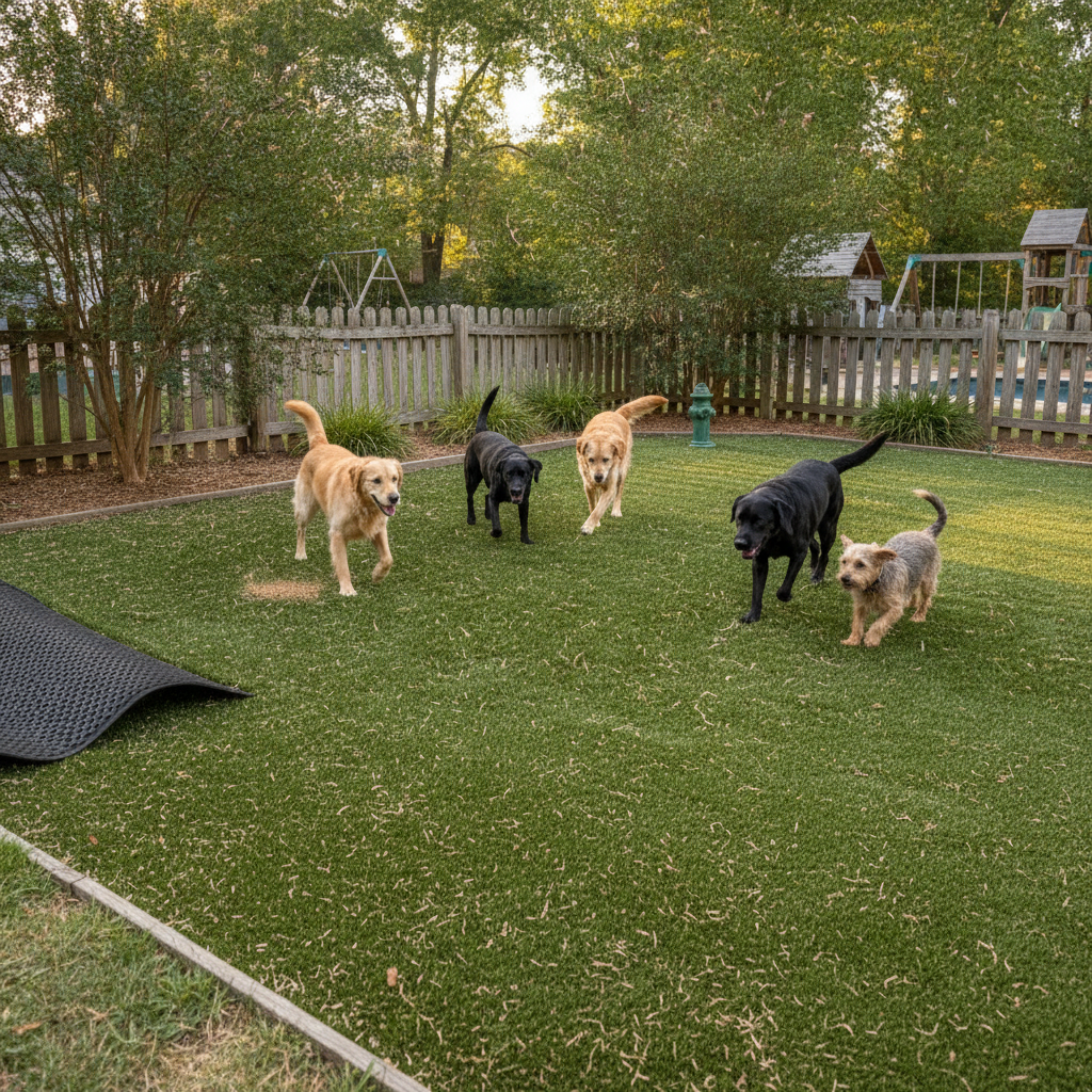How Do You Install Artificial Turf in a Backyard Dog Run in Burke, VA? What Pet Owners Need to Know About Layout, Drainage, and Long-Term Performance