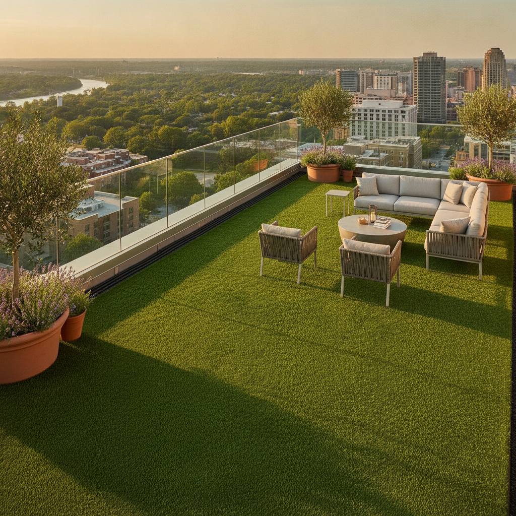How Do You Install Artificial Turf on a Balcony or Rooftop Terrace in a Bethesda, MD High-Rise or Condo? What Residents and Property Managers Need to Know