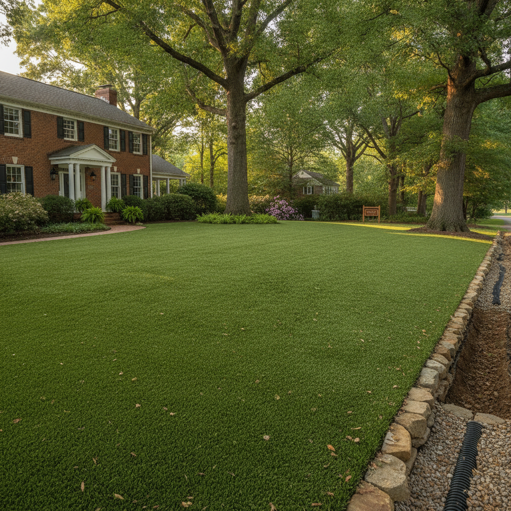 How Do You Install Artificial Turf in a Heavily Shaded Front Yard in Arlington, VA? What Homeowners Need to Know About Low-Light Installations